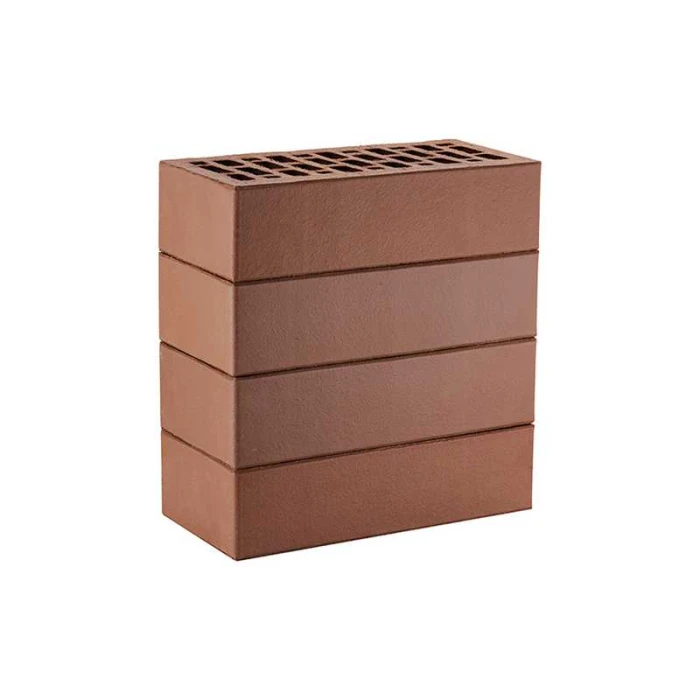 Кирпич облицовочный ЛСР коричневый гладкий М175 250х120х65 мм