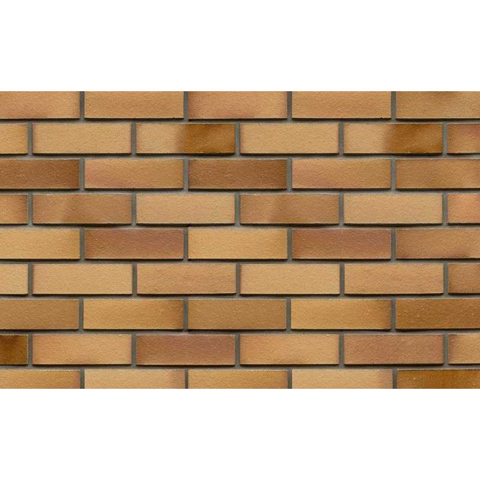 Кирпич клинкерный полнотелый Muhr 06 EG Hellbraun-bunt Edelglanz гладкий, 240х115х71 мм