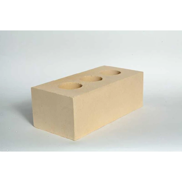 Кирпич лицевой силикатный утолщенный пустотелый желтый 1.4НФ 250х120х88 мм М150