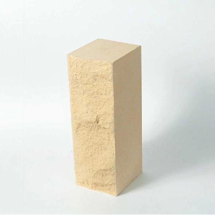 Кирпич фактурный силикатный рустированный с ложка желтый 1НФ 250х100х65 мм М200