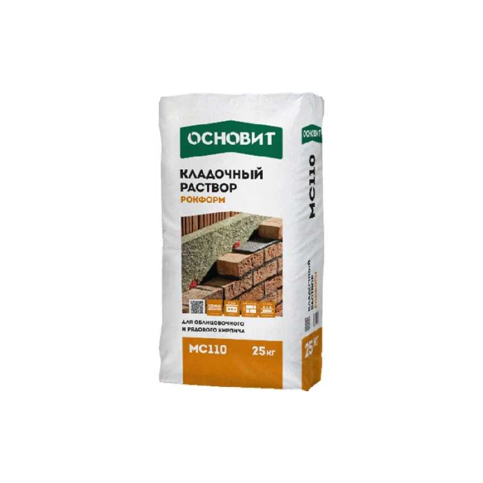Кладочный раствор ОСНОВИТ РОКФОРМ МС110, 25 кг