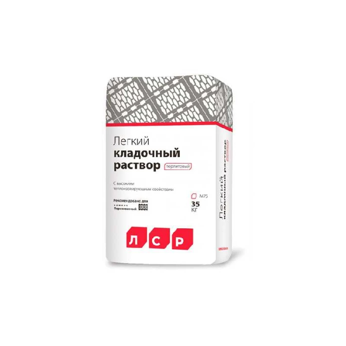 Легкий кладочный перлитовый раствор RAUF Thermo, 35 кг