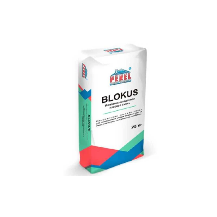 Клеевая смесь PEREL Blokus 5318 зимняя, 25 кг