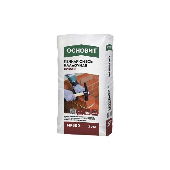 Печная смесь ОСНОВИТ ПЕЧФОРМ MF800, 25 кг