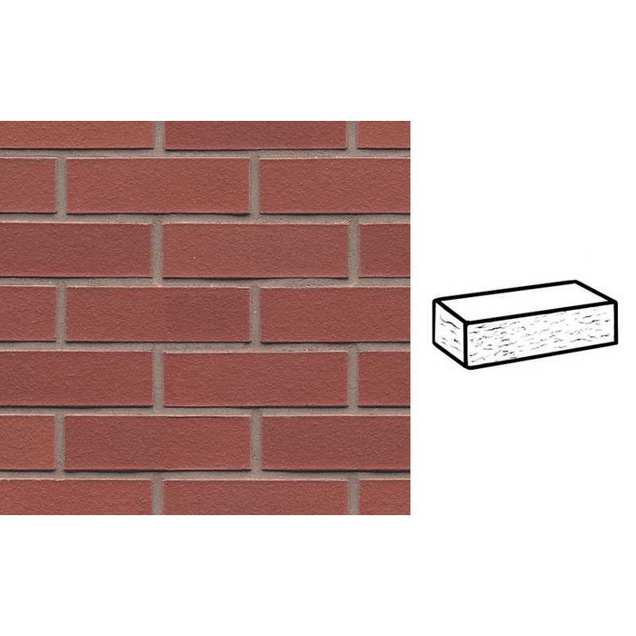 Кирпич клинкерный Muhr 03 Naturrot рустик, 240х115х71 мм