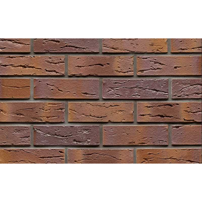 Кирпич клинкерный Muhr 04 Rotbraun-bunt готик, 240х115х71 мм
