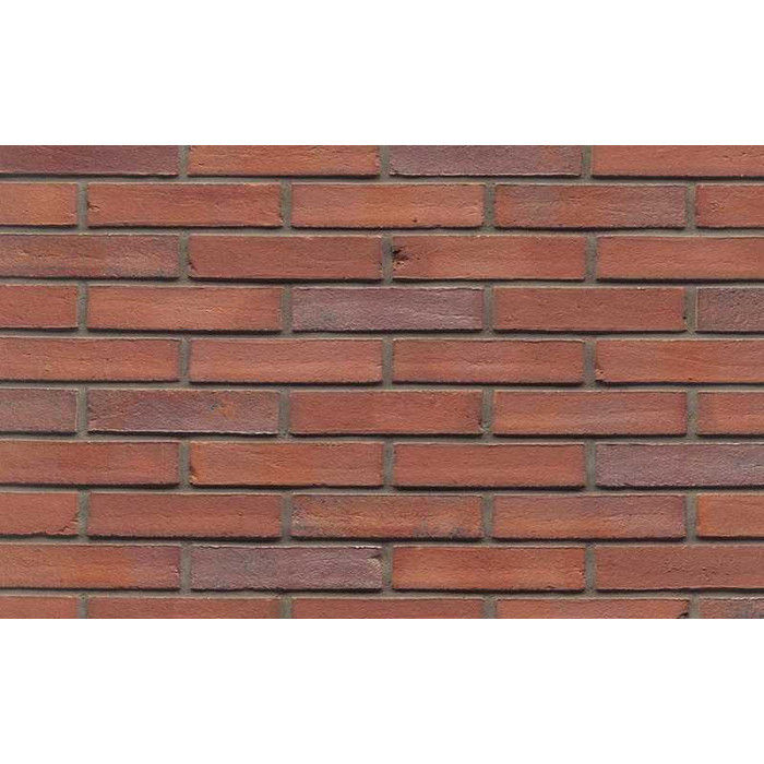 Кирпич клинкерный Muhr 04 Rotbraun-bunt Wasserstrich, 240х52х52 мм