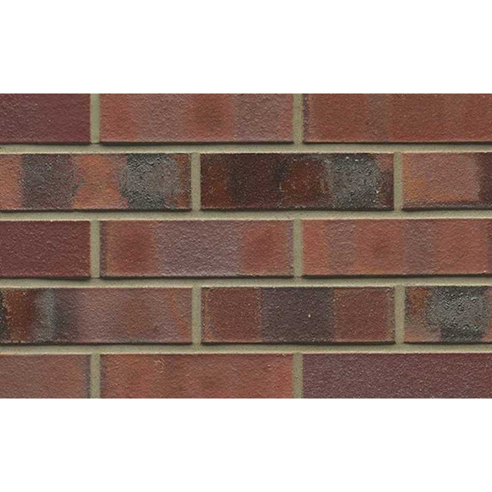 Кирпич клинкерный Muhr 04KS Rotbraun-bunt Kohle Spezial гладкий, 240х115х71 мм