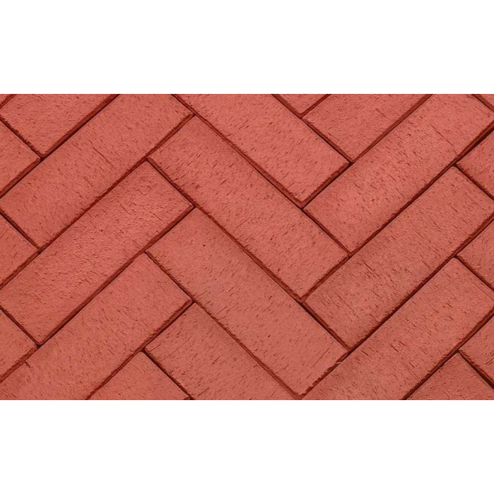 Клинкерная брусчатка ЛСР Лондон красный лонг, 250*80*50 мм