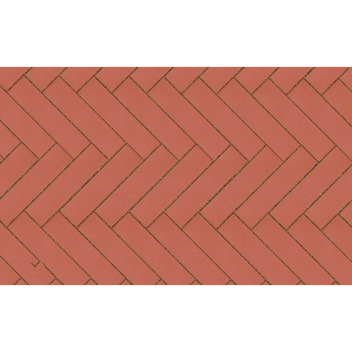 Клинкерная брусчатка Lode Janka красная гладкая, 250*65*45 мм
