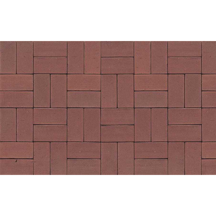 Тротуарный клинкер Muhr №03 Naturrot, 200*100*40 мм