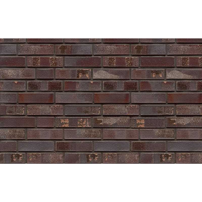 Кирпич клинкерный Muhr 10 S Violettblau geflammt Spezial гладкий, 240х55х71 мм