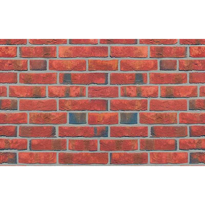 Плитка Roben Wasserstrich Hellrot-bunt, 240х71х14 мм