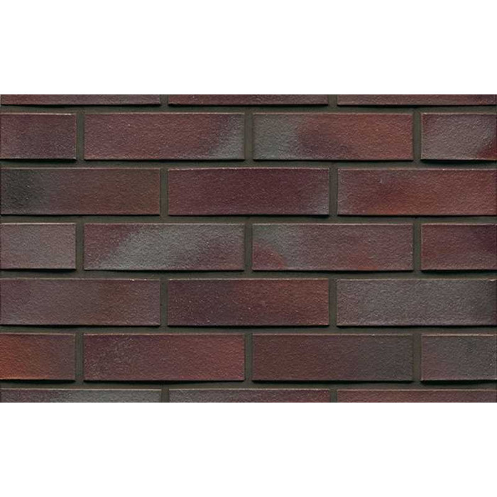 Кирпич клинкерный Muhr 10 Violettblau geflammt гладкий, 240х55х71 мм