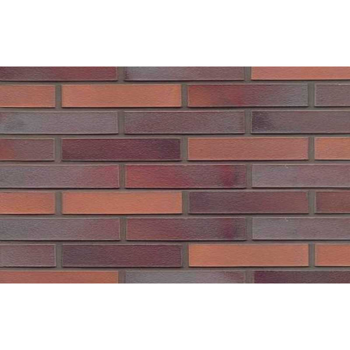 Кирпич клинкерный Muhr 12 Blaurot-bunt готик, 290х90х40 мм