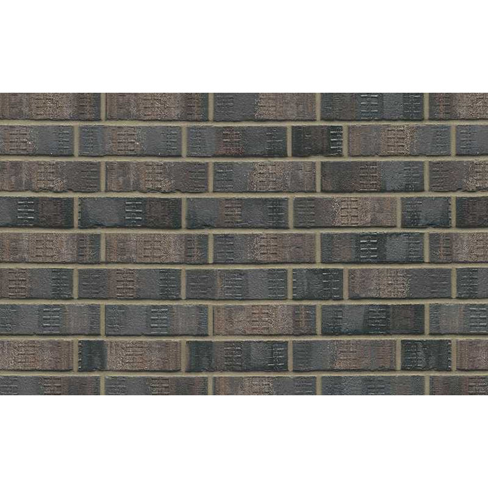 Кирпич клинкерный Muhr 15 F Schwarz-bunt Edelglanz bes. Fuss., 240х115х71 мм