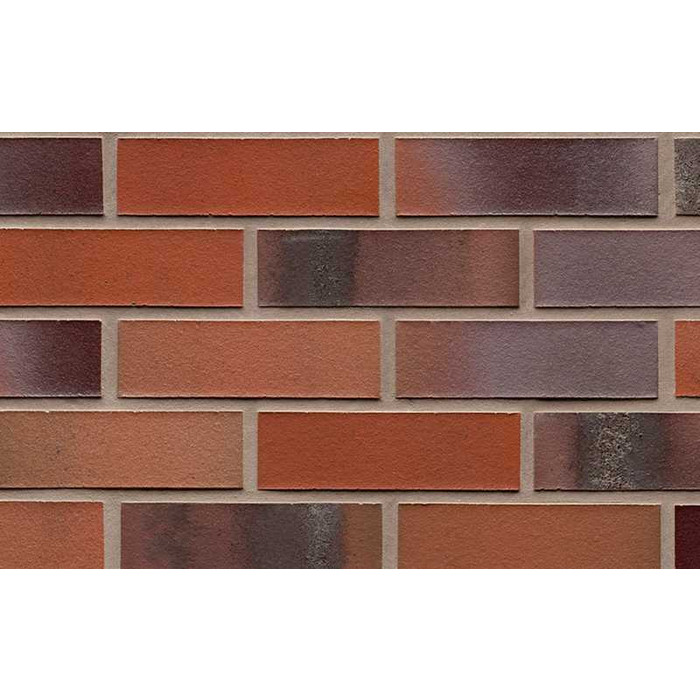 Клинкерная плитка ручной формовки Feldhaus Klinker NF 14 R560 carbona carmesi colori  240х71х14 мм