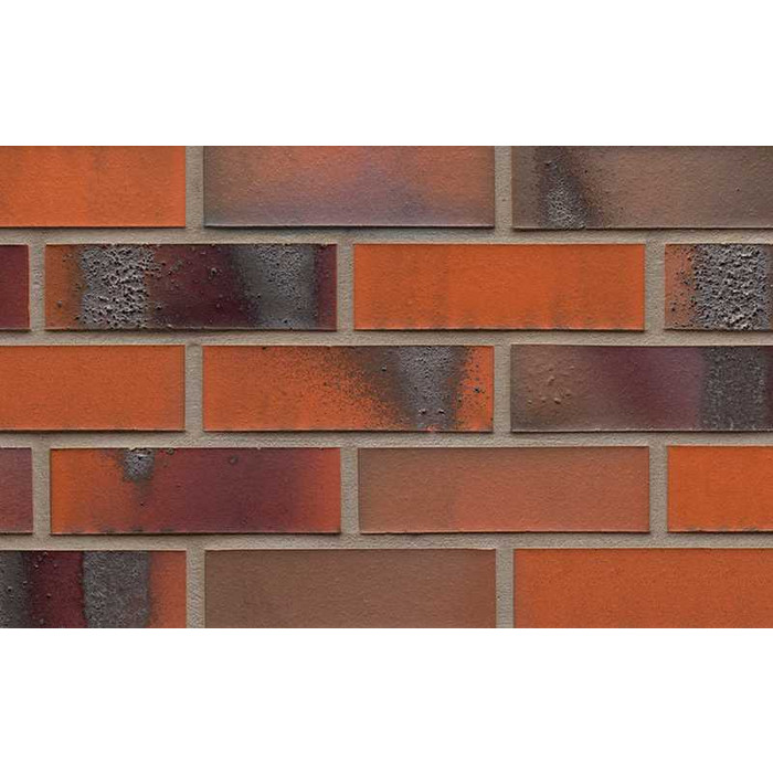 Клинкерная плитка ручной формовки Feldhaus Klinker NF 14 R562 carbona terreno bluastro 240х71х14 мм