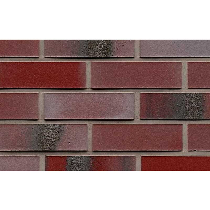 Клинкерная плитка ручной формовки Feldhaus Klinker NF 14 R563 carbona ardor rutila 240х71х14 мм