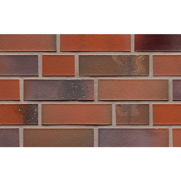 Клинкерная плитка ручной формовки Feldhaus Klinker NF 14 R580 salina carmesi colori 240х71х14 мм