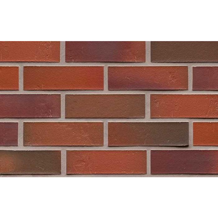 Клинкерная плитка ручной формовки Feldhaus Klinker NF 14 R714 accudo carmesi bluastro 240х71х14 мм