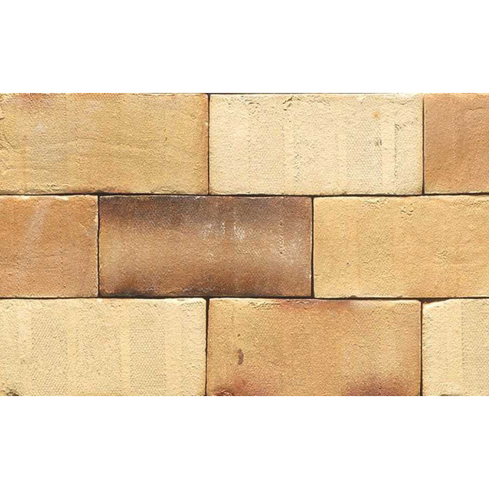 Тротуарный клинкер Westerwaelder Klinker Nr 35KS Creme nuanciert Kohle Spezial PK 52, 200*100*52 мм