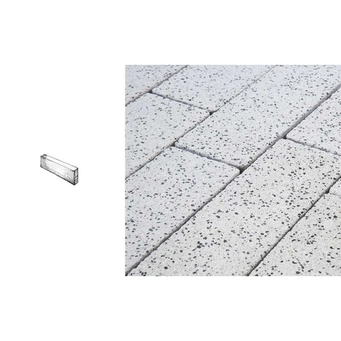 Тротуарный бордюр Готика, Granite FERRO, Покостовский, 500*200*50 мм