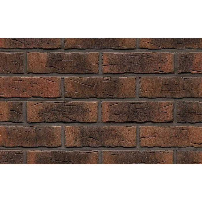 Клинкерная плитка ручной формовки Feldhaus Klinker WFD 14 R685 sintra carmesi nelino, 215х65х14 мм