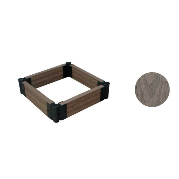 Комплект ограждения для клумбы CM Garden 600*600 мм Венге