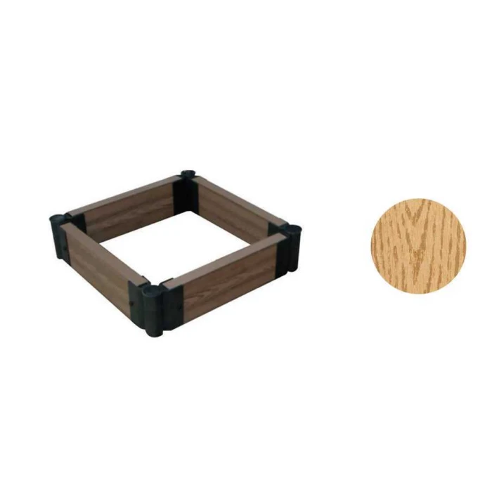 Комплект ограждения для клумбы CM Garden 600*600 мм Дуб