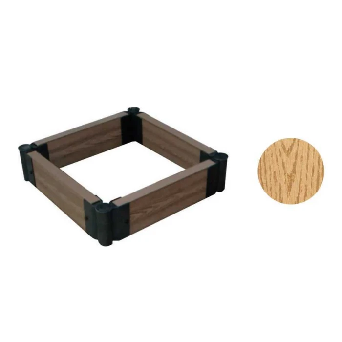 Комплект ограждения для клумбы CM Garden 900*900 мм Дуб