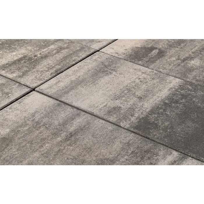 Вибропрессованная тротуарная плитка BRAER Сити Color Mix Туман размеры плиты 600*300 мм, высота 80 мм