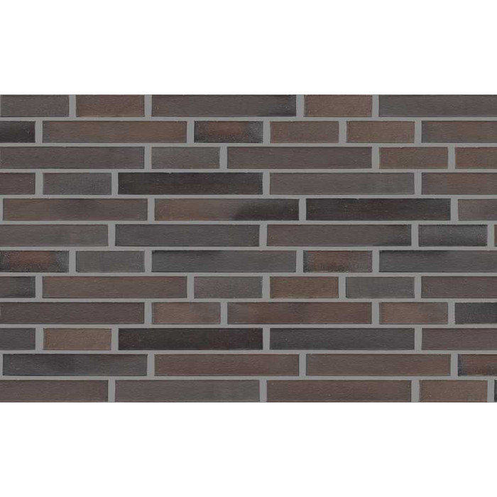 Кирпич клинкерный Muhr 33 A Schwarz-Braun гладкий, 290х90х40 мм