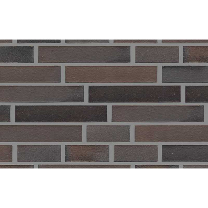 Кирпич клинкерный Muhr 33 A Schwarz-Braun гладкий, 290х90х52 мм