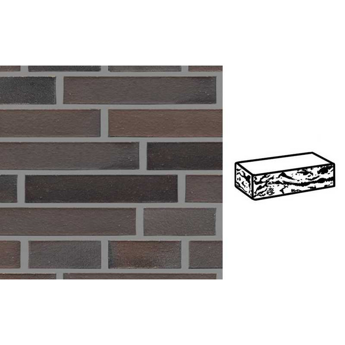 Кирпич клинкерный Muhr 33 Braun готик, 290х90х52 мм