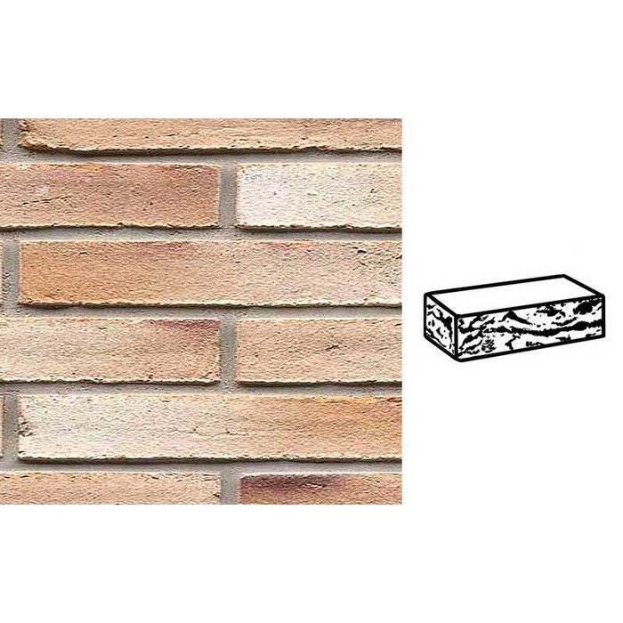 Кирпич клинкерный Muhr 37_06 K Serie mondan Kohle готик, 290х90х52 мм
