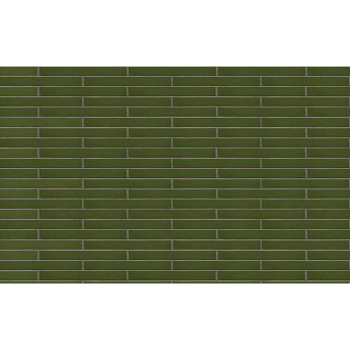 Клинкерная плитка KING KLINKER FREE ART 24 Green valley гладкая LF, 490х52х14 мм