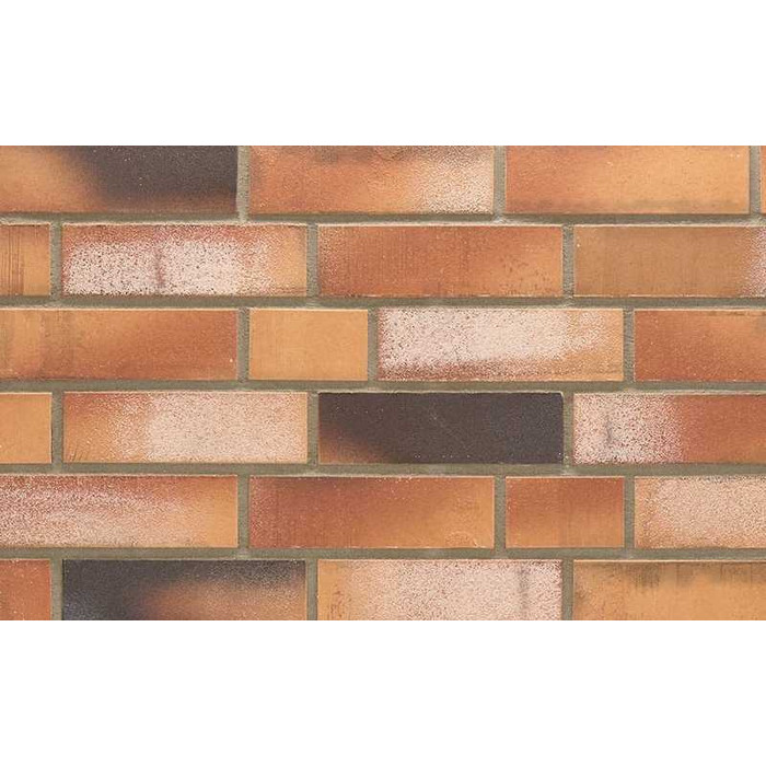 Клинкерная плитка Stroeher Kontur WS 492 orange-bunt рельефная, 240х71х12 мм