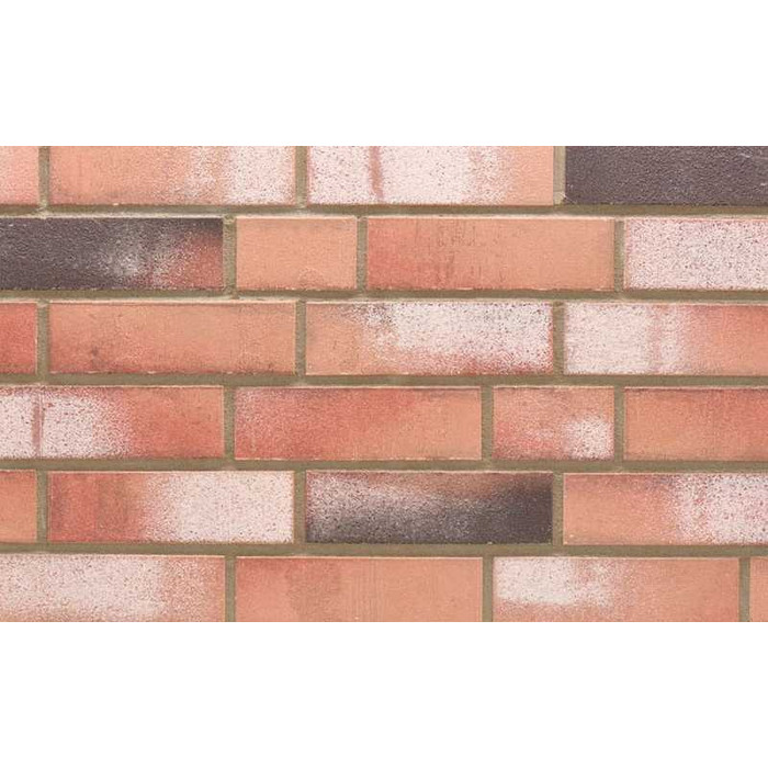 Клинкерная плитка Stroeher Kontur WS 493 hellrot-bunt рельефная, 240х71х12 мм