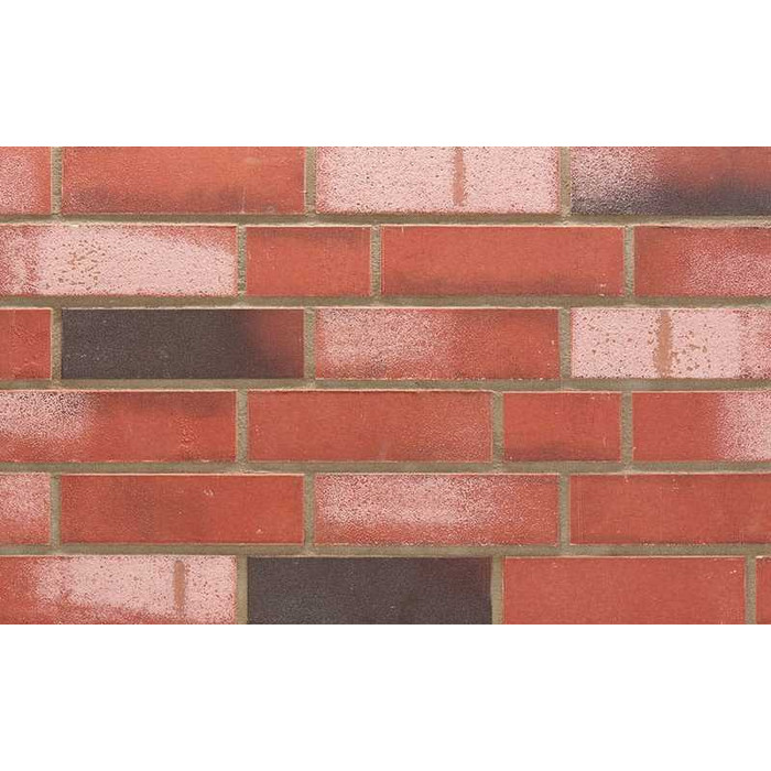 Клинкерная плитка Stroeher Kontur WS 494 rot-bunt рельефная, 240х71х12 мм