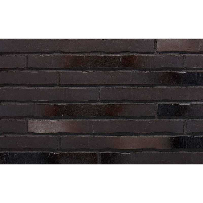 Клинкерная плитка Stroeher Riegel 50 453 silber-schwarz шероховатая, 490х40х14 мм