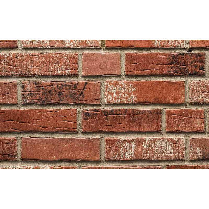 Клинкерная плитка Stroeher Steinlinge 374 shabbyrot рельефная NF14, 240х71х14 мм