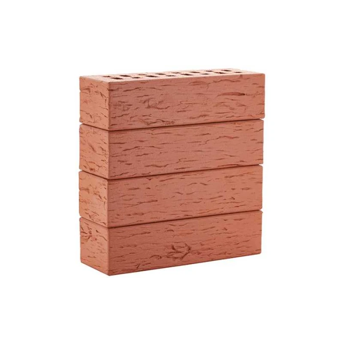 Кирпич ЛСР Лондон береста клинкерный красный M300 250х85х65 мм