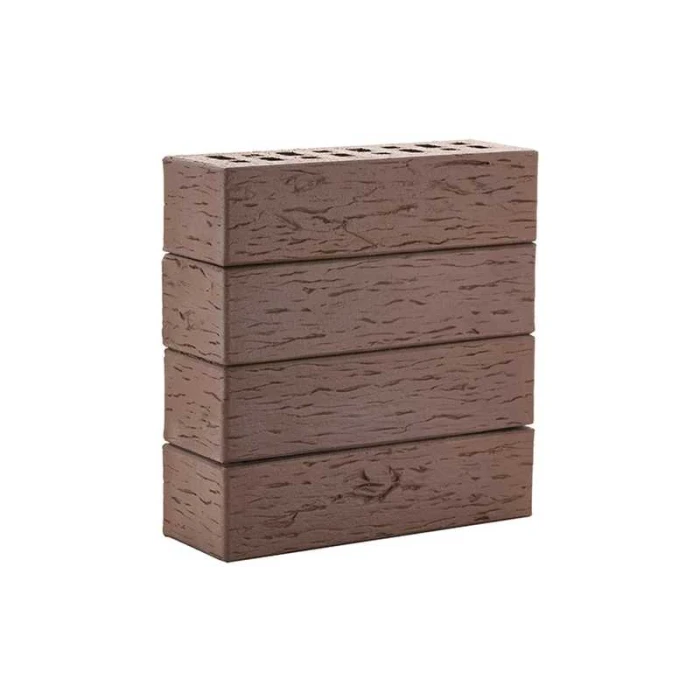 Кирпич ЛСР Мюнхен береста клинкерный коричневый M300 250х85х65 мм