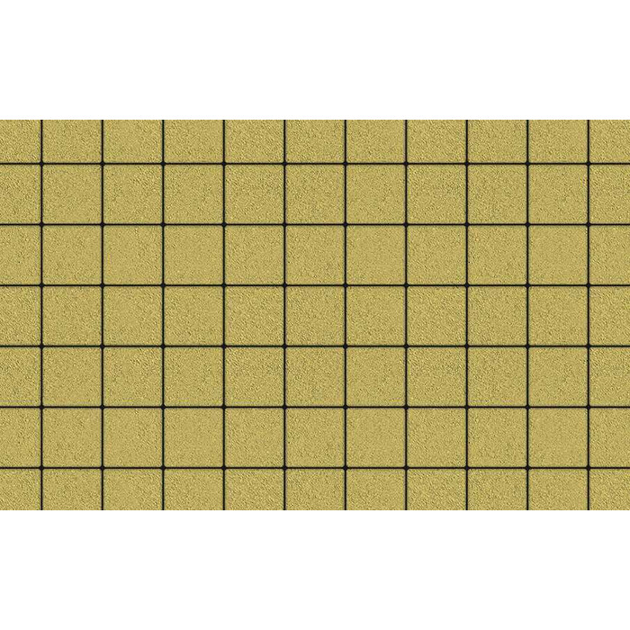 Плитка тротуарная Квадрат (ЛА-Линия) А.3.К.4 гладкий желтый 100*100*40 мм