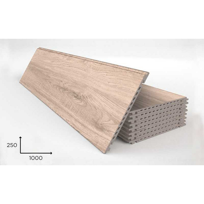 Керамогранитная плита FAVEKER GA16 для НФС, Ordesa Beige, 1000*250*18 мм