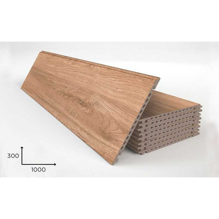 Керамогранитная плита FAVEKER GA16 для НФС, Ordesa Marron, 1000*300*18 мм