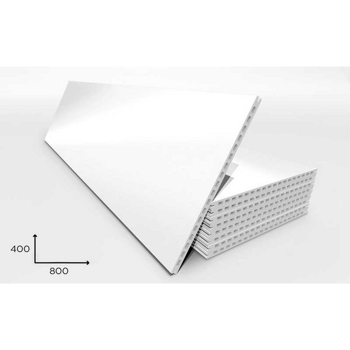 Керамогранитная плита FAVEKER GA20 для НФС, Blanco Brillo, 800*400*20 мм