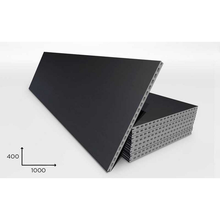 Керамогранитная плита FAVEKER GA20 для НФС, Negro, 1000*400*20 мм