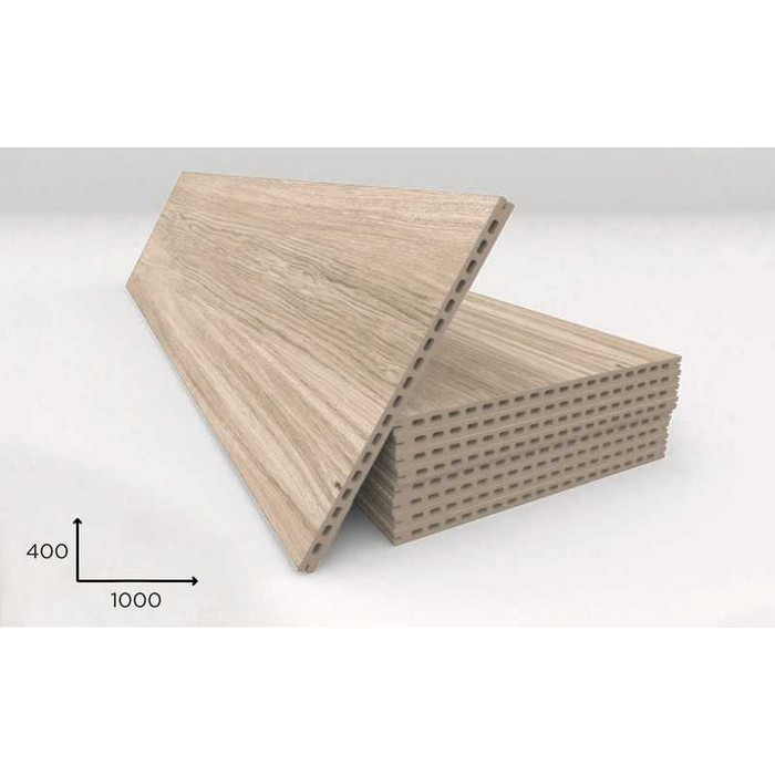 Керамогранитная плита FAVEKER GA20 для НФС, Ordesa Beige, 1000*400*20 мм